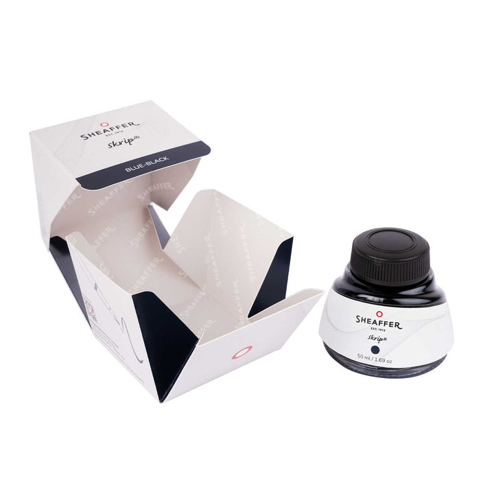 Sheaffer Ink Bottle - Blue Black 50ml — with pen