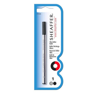 Sheaffer Slim Rollerball Pen Refill Blister Card - Black Medium