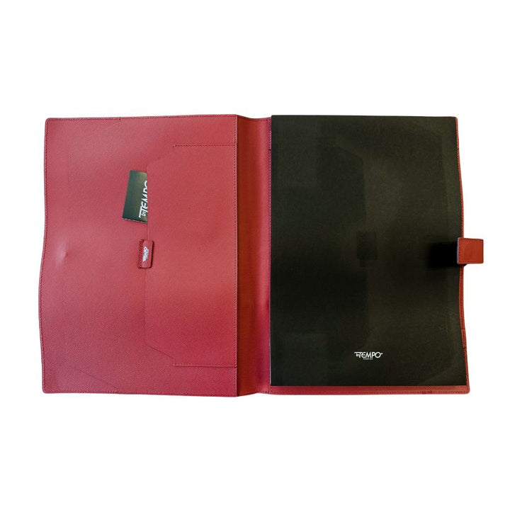 InTempo A4 Pad Cover with Closure — In Tempo document holder — premium stationery and lifestyle, at Cityluxe Singapore