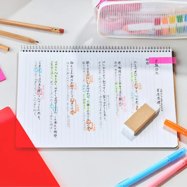 Maruman A4 Spiral Note BASIC Graph 80 Sheets