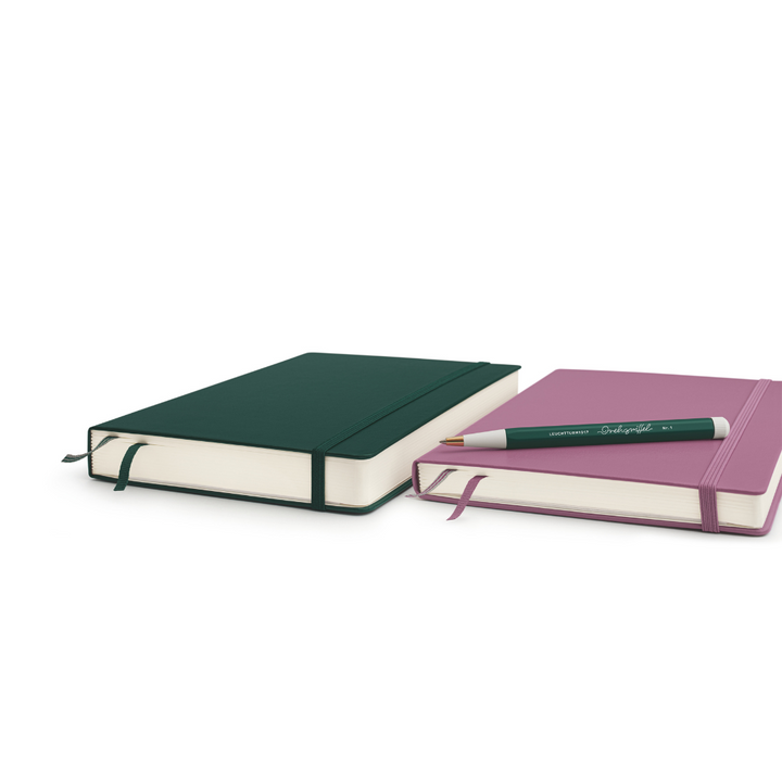 Leuchtturm1917 A5 Medium Hardcover Notebook (Thick, 411 Pages) in Ruled / Dusty Rose — Leuchtturm1917 notebook — quality writing journal with premium paper, at Cityluxe Singapore stationery store
