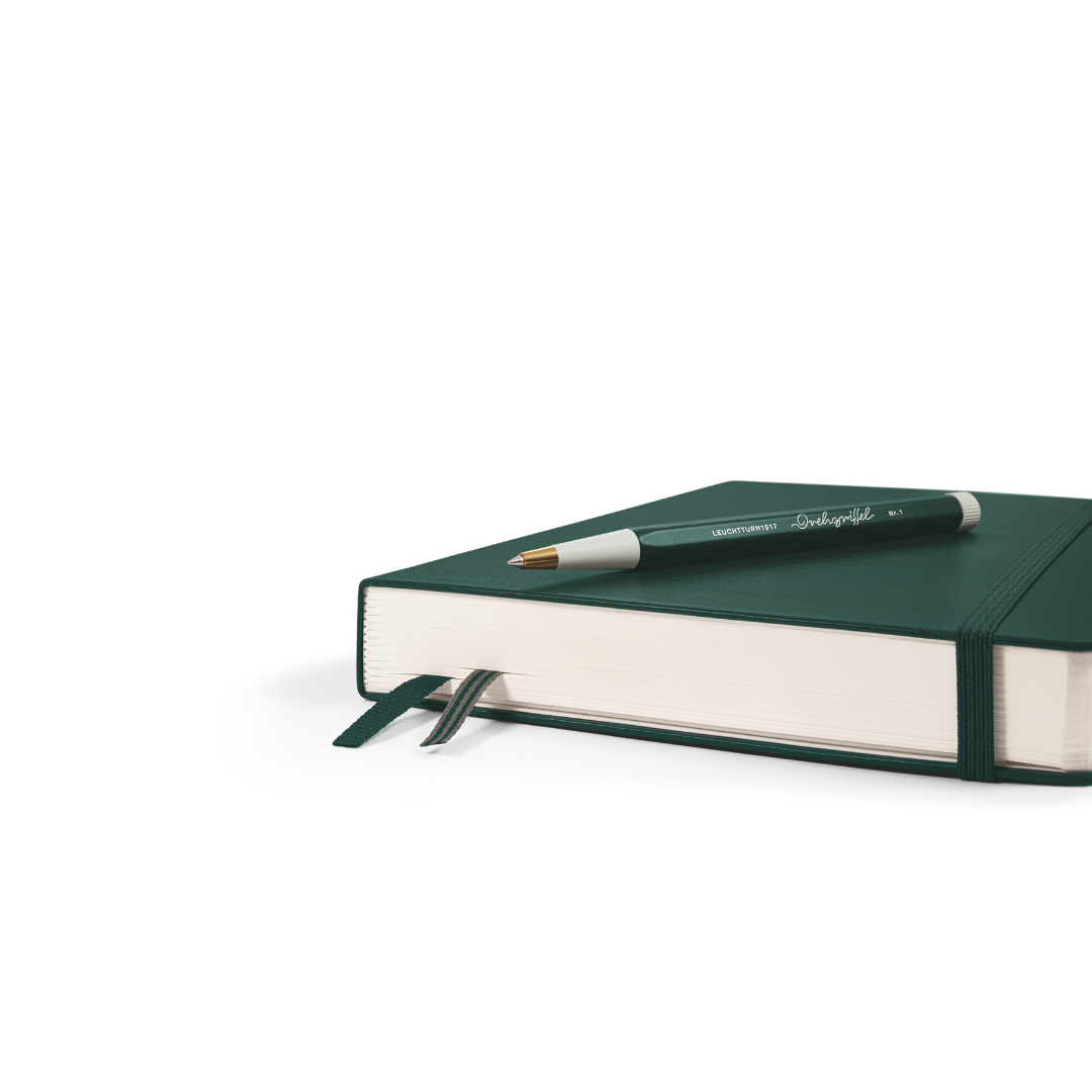 Leuchtturm1917 A5 Medium Hardcover Notebook (Thick, 411 Pages) in Plain / Rising Sun — Leuchtturm1917 notebook — quality writing journal with premium paper, at Cityluxe Singapore stationery store
