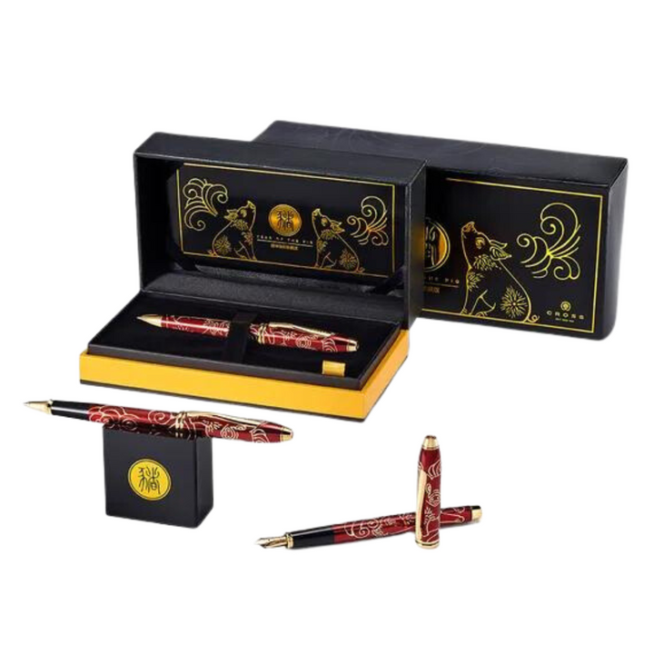 Cross Townsend Year of the Pig Fountain Pen - Red