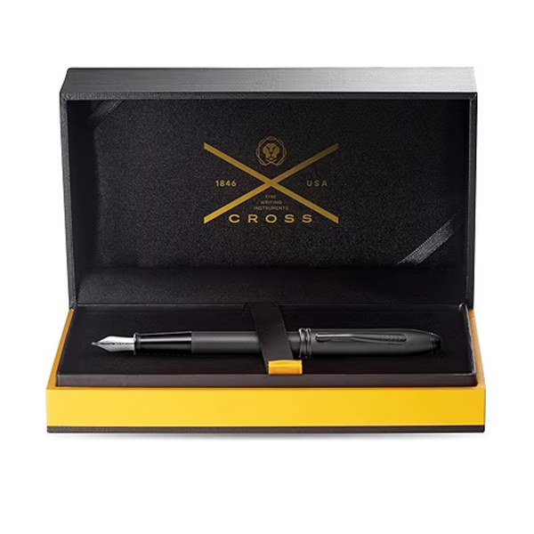 Load image into Gallery viewer, Cross Townsend Fountain Pen - Black Micro
