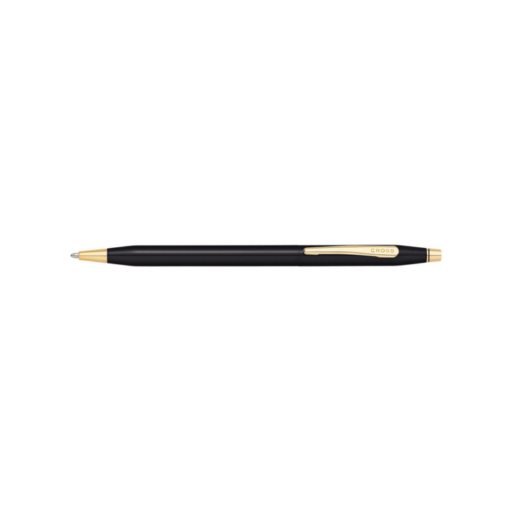 Cross Classic Century Ballpoint Pen in Black Lacquer with Gold Trim — Cross ballpoint pen — reliable smooth-writing everyday pen, at Cityluxe Singapore