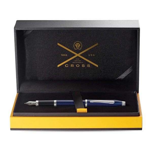Load image into Gallery viewer, Cross Century II Fountain Pen - Translucent Blue Lacquer
