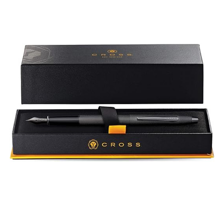 Cross Classic Century Fountain Pen in Brushed Black — Cross fountain pen — precision nib writing instrument, at Cityluxe Singapore stationery store