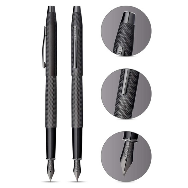 Load image into Gallery viewer, Cross Classic Century Fountain Pen - Brushed Black

