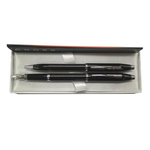 Cross Century II Fountain Pen and Ballpoint Pen Set - Black Lacquer
