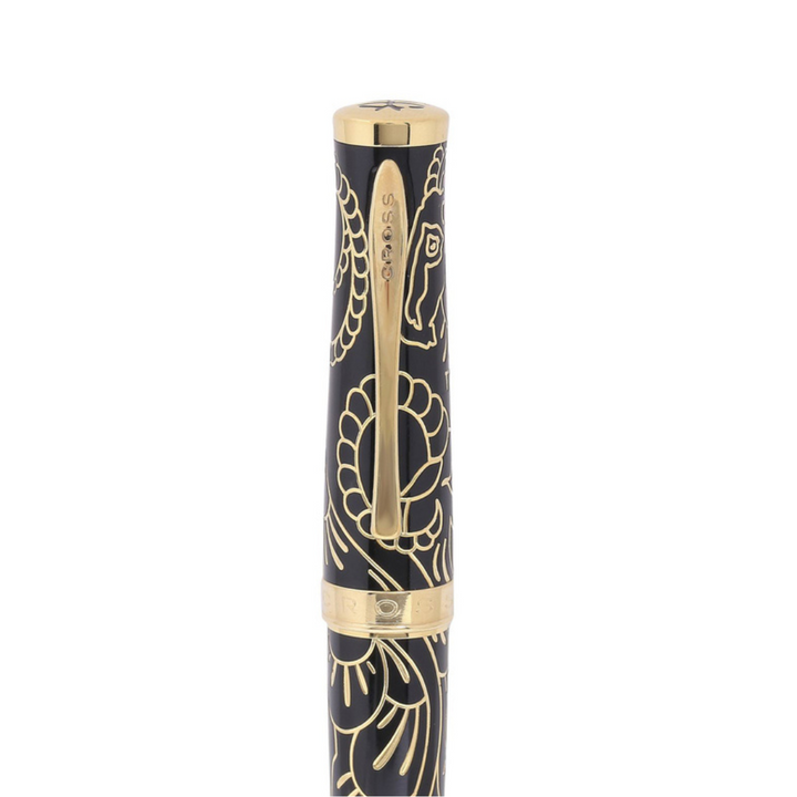 Cross Year Of The Goat Fountain Pen in Black Lacquer — Cross fountain pen — precision nib writing instrument, at Cityluxe Singapore stationery store