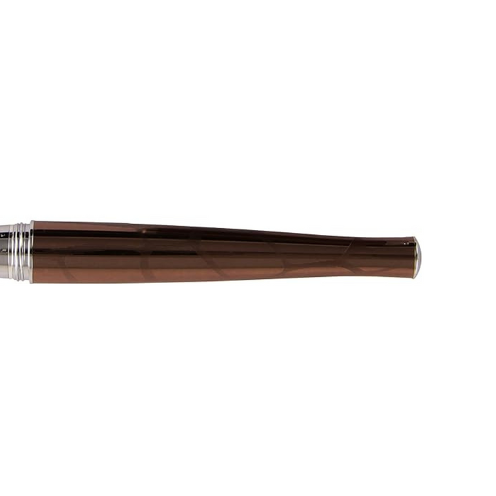Cross Fountain Pen in Brown Giraffe with Chrome Trims — Cross fountain pen — precision nib writing instrument, at Cityluxe Singapore stationery store