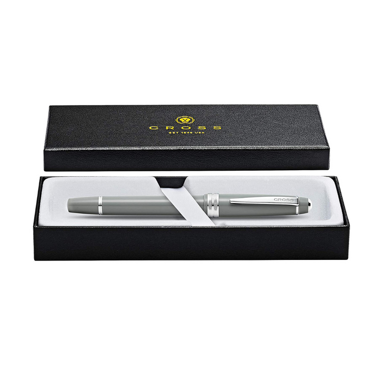 Cross Bailey Fountain Pen in Light Gray — Cross fountain pen — precision nib writing instrument, at Cityluxe Singapore stationery store