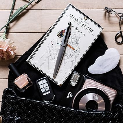 Cross ATX Fountain Pen in Brushed Chrome — Cross fountain pen — precision nib writing instrument, at Cityluxe Singapore stationery store