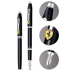 Cross Ferrari Century II Fountain Pen - Glossy Black Lacquer