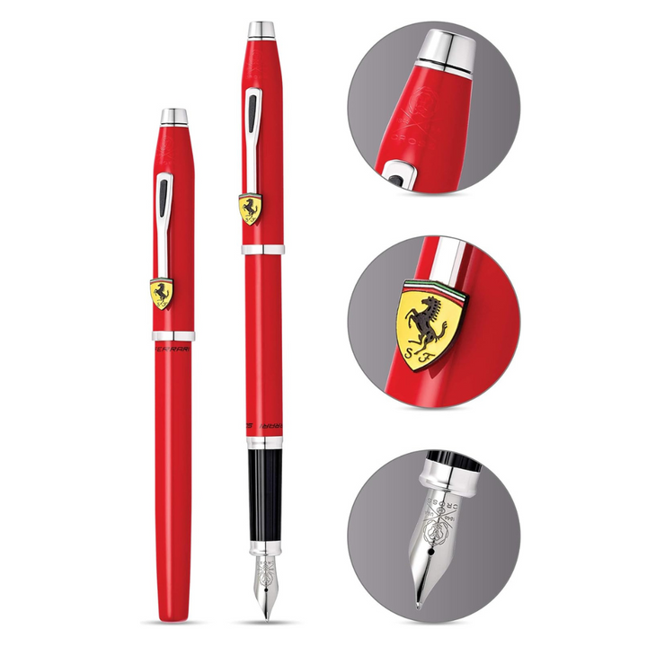 Cross Ferrari Century II Fountain Pen - Glossy Corsa Red Lacquer