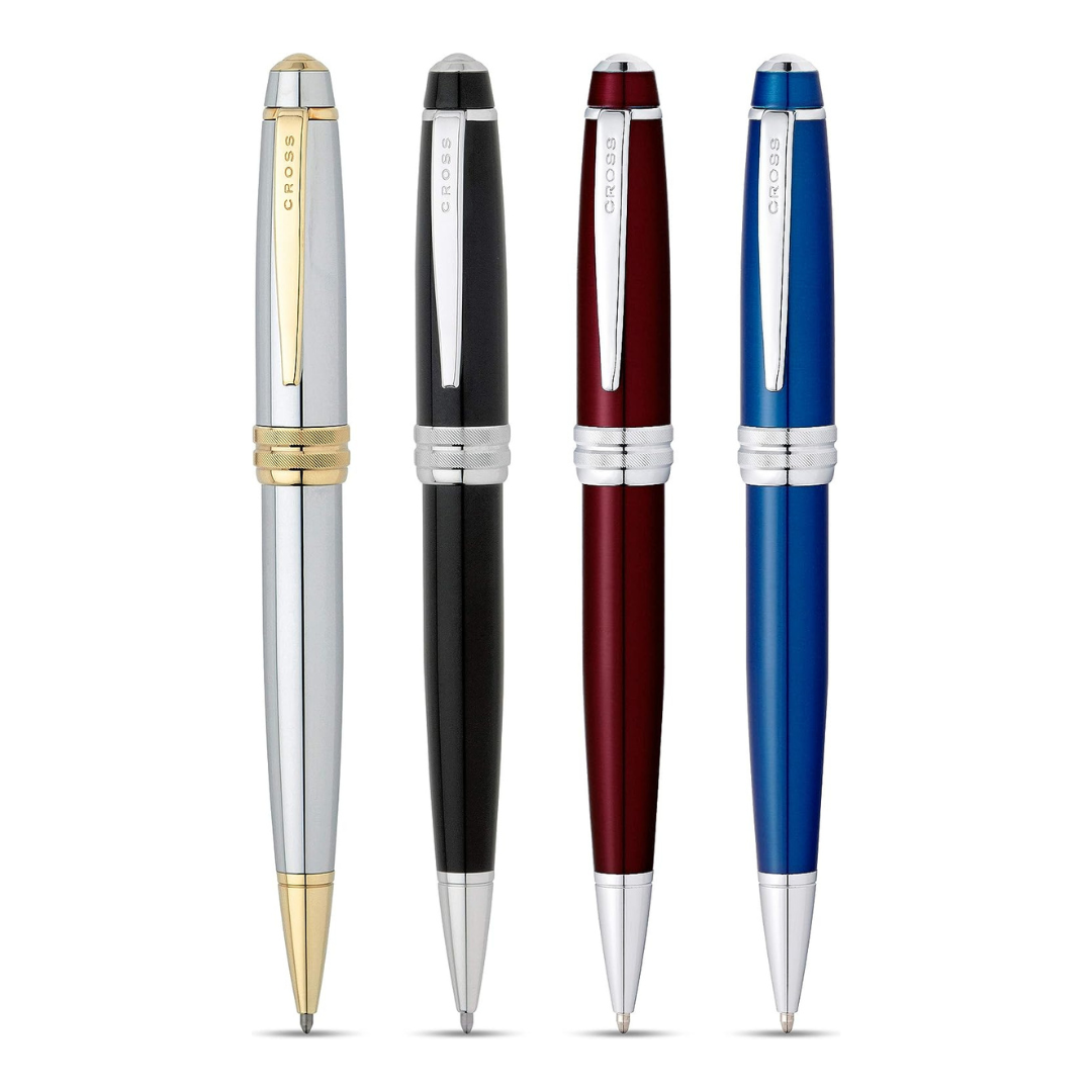 Cross Bailey Ballpoint Pen in Blue Lacquer — Cross ballpoint pen — reliable smooth-writing everyday pen, at Cityluxe Singapore
