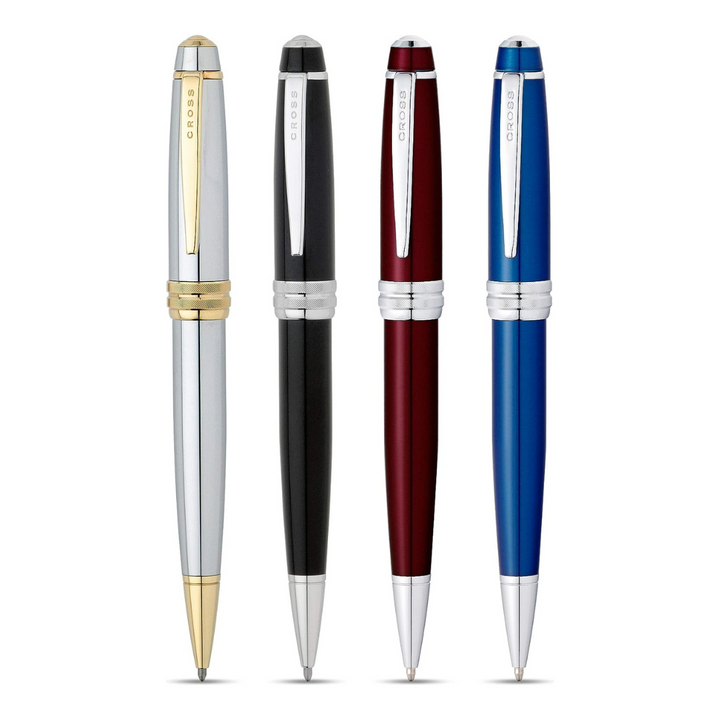 Cross Bailey Ballpoint Pen in Blue Lacquer — Cross ballpoint pen — reliable smooth-writing everyday pen, at Cityluxe Singapore