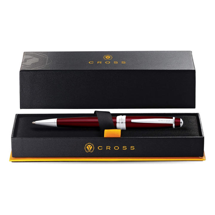 Cross Bailey Ballpoint Pen in Red Lacquer — Cross ballpoint pen — reliable smooth-writing everyday pen, at Cityluxe Singapore