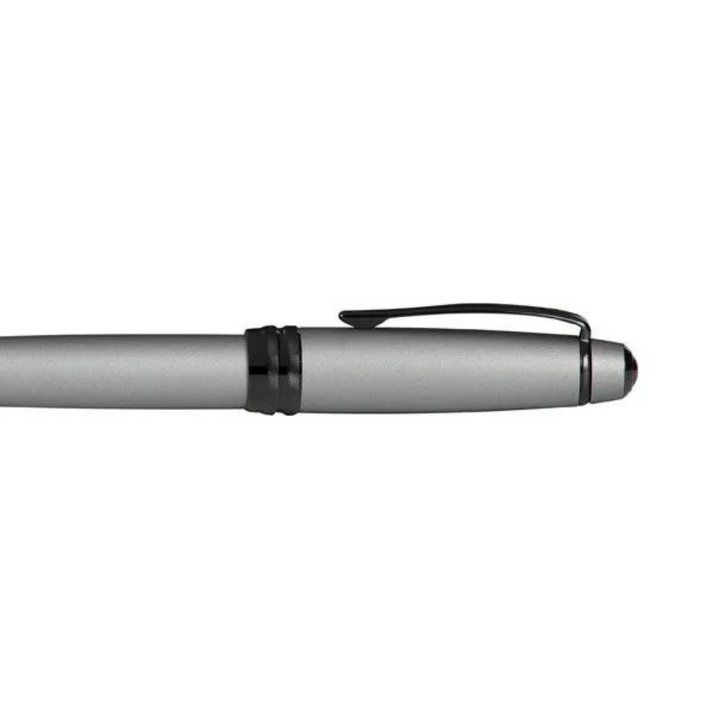Cross Bailey Rollerball Pen in Matte Gray — Cross rollerball pen — fluid gel ink writing instrument, at Cityluxe Singapore