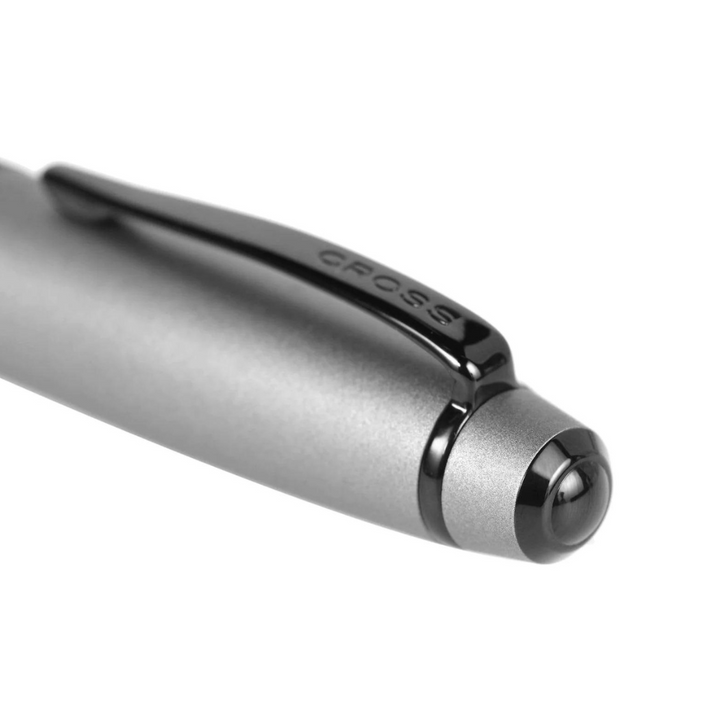 Cross Bailey Rollerball Pen in Matte Gray — Cross rollerball pen — fluid gel ink writing instrument, at Cityluxe Singapore