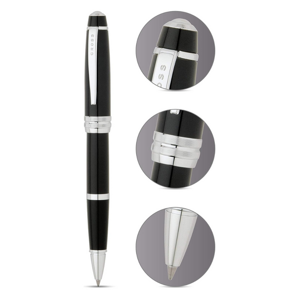 Load image into Gallery viewer, Cross Bailey Rollerball Pen - Black Lacquer
