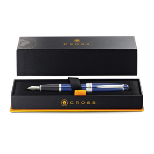 Cross Bailey Fountain Pen - Blue Lacquer (Medium)