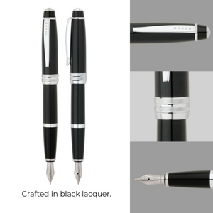 Cross Bailey Fountain Pen - Black Lacquer (Medium)