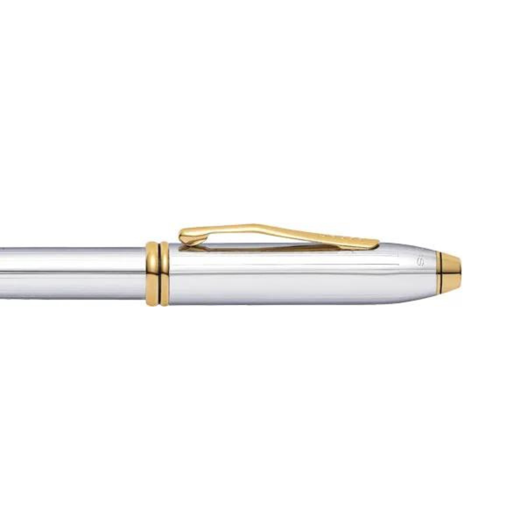 Cross Townsend Medalist Chrome Fountain Pen — Cross fountain pen — precision nib writing instrument, at Cityluxe Singapore stationery store