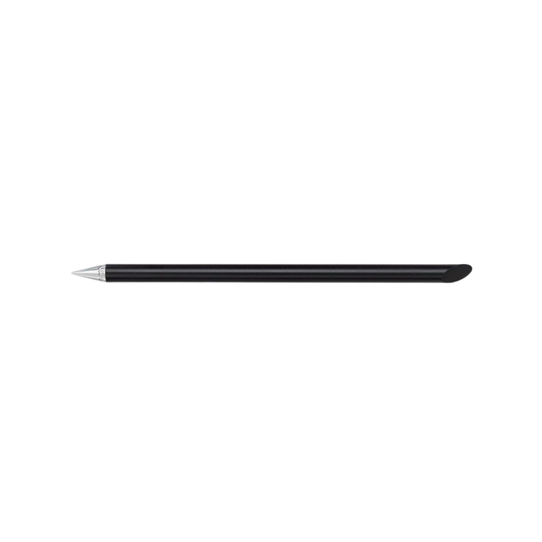 Axel Weinbrecht Metal Inkless Pen Aluminium Black — Axel Weinbrecht inkless pen — writes without ink using metallic alloy tip, at Cityluxe Singapore