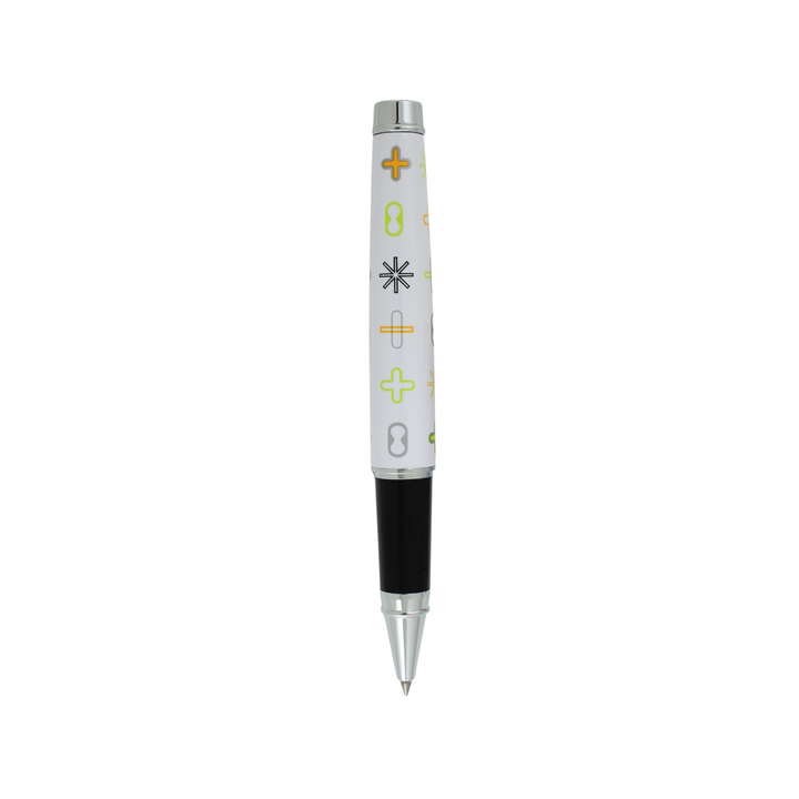 Acme Studio WHITE Standard Rollerball Pen — Acme Studio rollerball pen — fluid gel ink writing instrument, at Cityluxe Singapore
