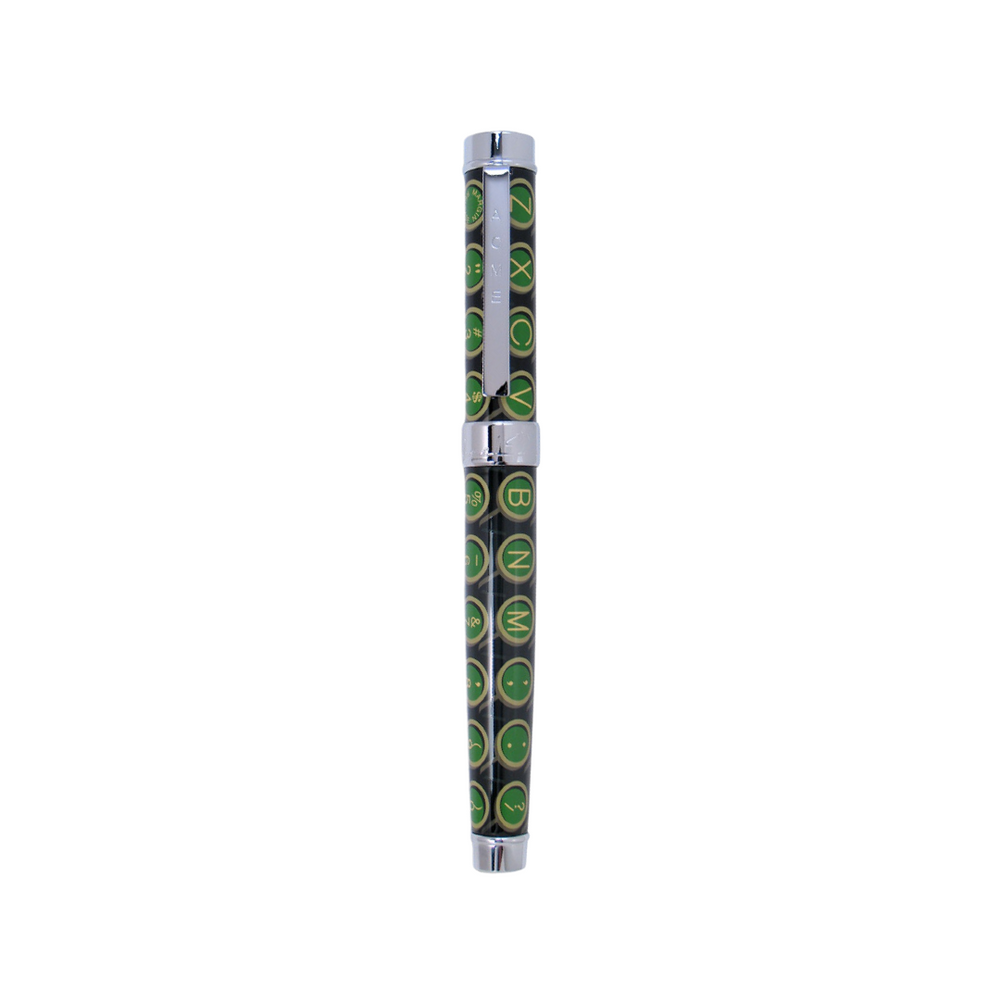 Acme Studio Standard Rollerball Pen Qwerty — Acme Studio rollerball pen — fluid gel ink writing instrument, at Cityluxe Singapore