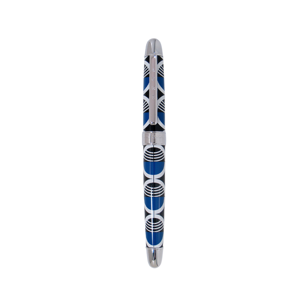 Acme Studio Standard Rollerball Pen Loggia Gates — uncapped with cap posted