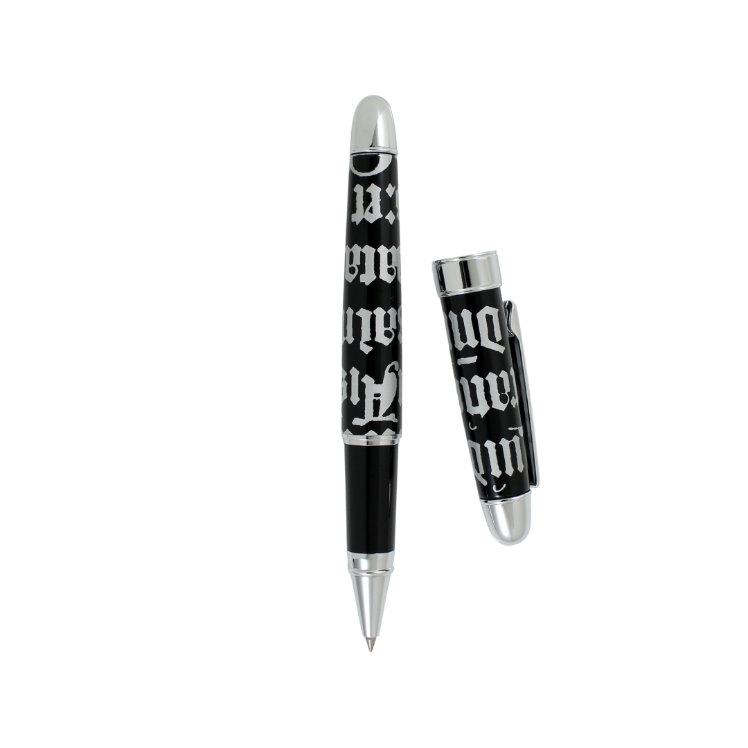 Acme Studio GOTHIC SCRIPT SILVER Standard Roller Ball — with packaging