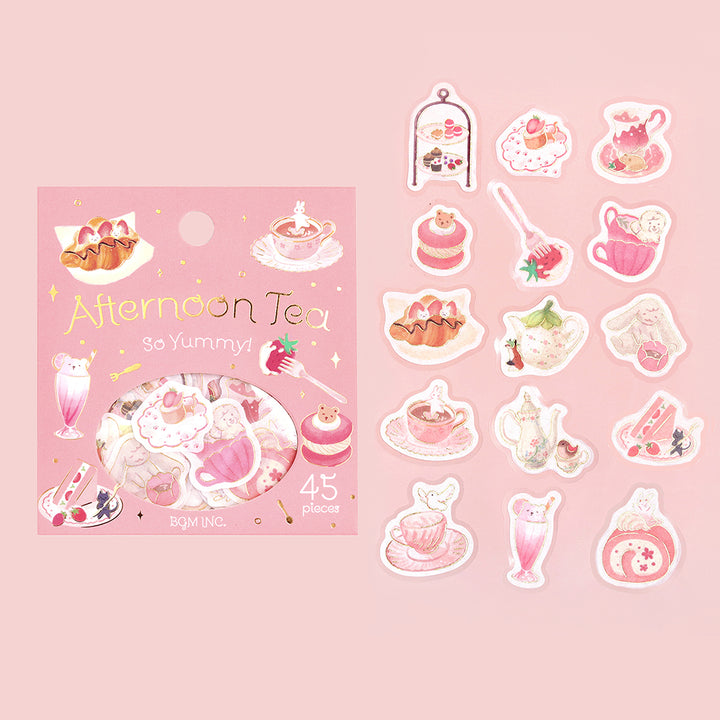 BGM Foil Stamping Flake Seal: Afternoon Tea Party in Let&