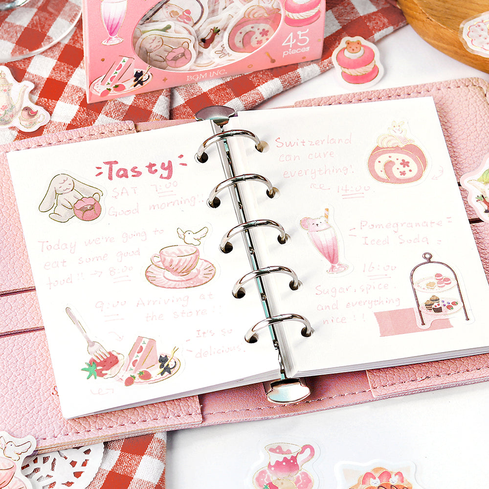 BGM Foil Stamping Flake Seal: Afternoon Tea Party in Let&