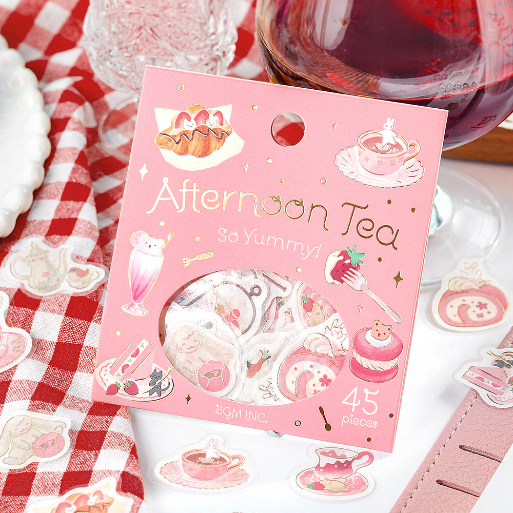 BGM Foil Stamping Flake Seal: Afternoon Tea Party in Let&