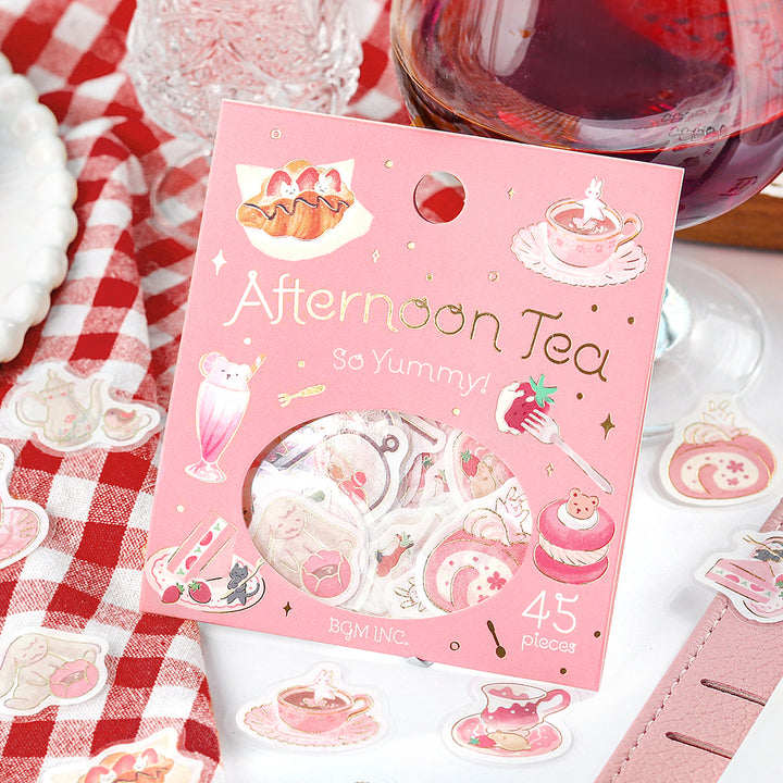BGM Foil Stamping Flake Seal: Afternoon Tea Party in Let&
