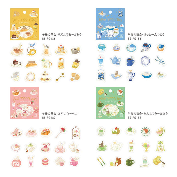 BGM Foil Stamping Flake Seal: Afternoon Tea Party in Let&