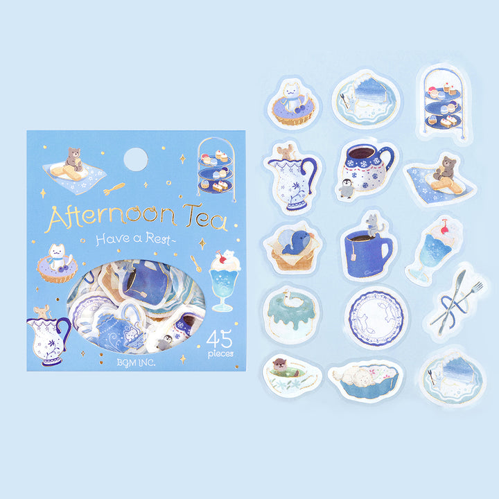 BGM Foil Stamping Flake Seal: Afternoon Tea Party in Let&