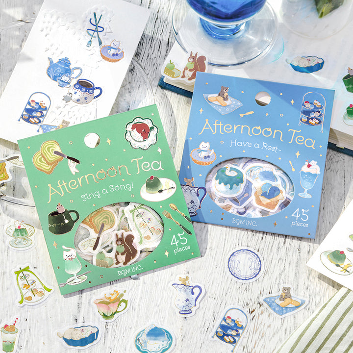 BGM Foil Stamping Flake Seal: Afternoon Tea Party in Let&