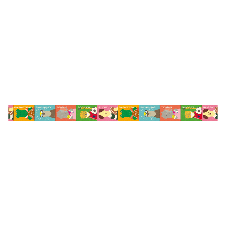 MT EX Washi Tape - Animals × Sports