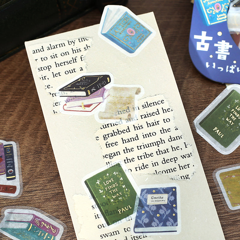 BGM Foil Stamping Flake Seal (Ippai) - There are a lot of Old Books