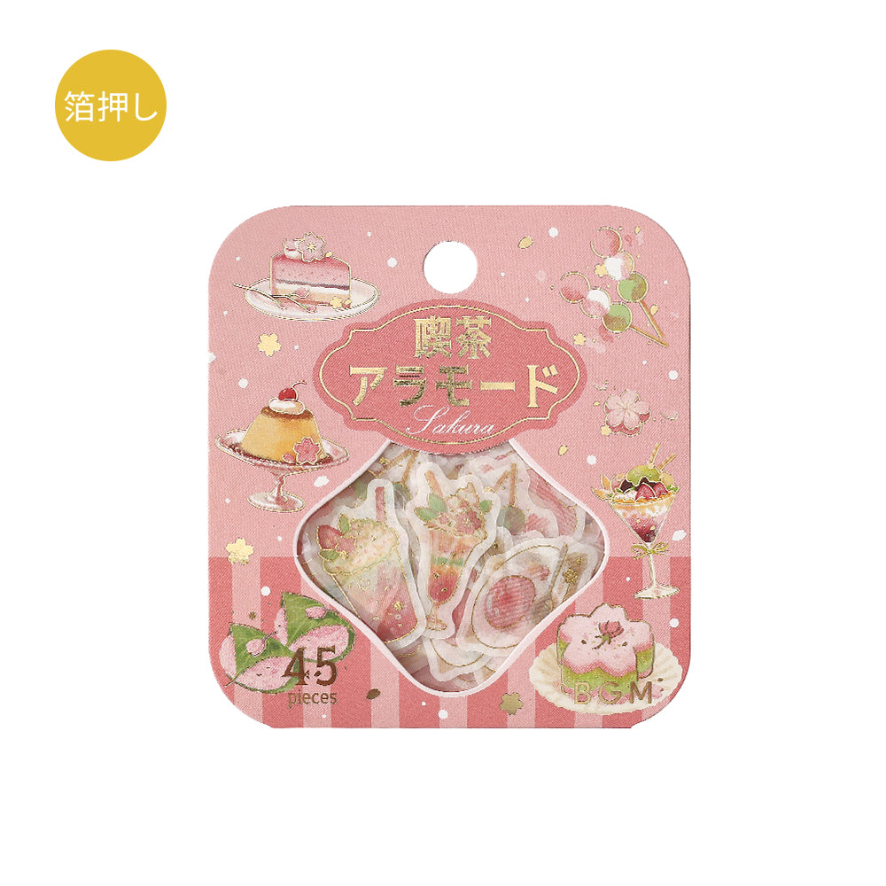 BGM Sakura Limited Flake Seal: Cafe Ala Mode - Cherry Blossoms