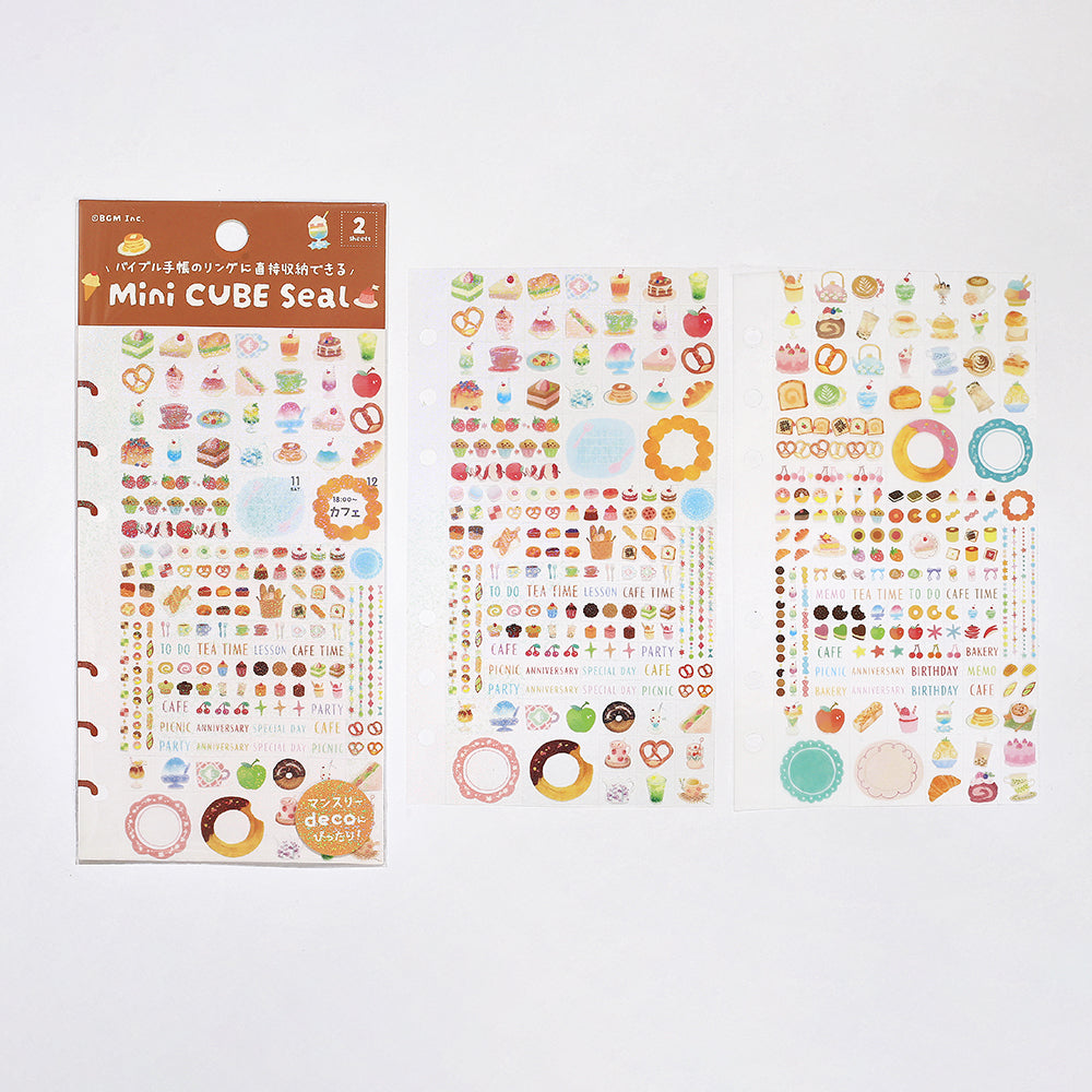 BGM Seat Seal in A Bite of Sweets — BGM decorative sticker — for journaling, planners and scrapbooking, at Cityluxe Singapore