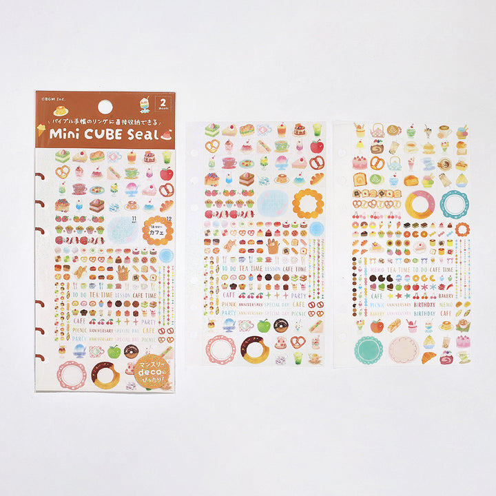 BGM Seat Seal in A Bite of Sweets — BGM decorative sticker — for journaling, planners and scrapbooking, at Cityluxe Singapore