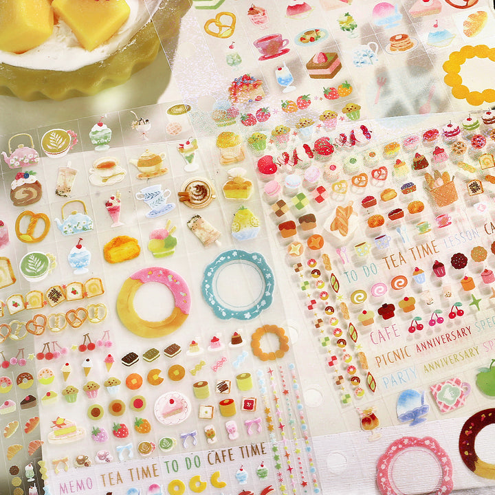 BGM Seat Seal in A Bite of Sweets — BGM decorative sticker — for journaling, planners and scrapbooking, at Cityluxe Singapore