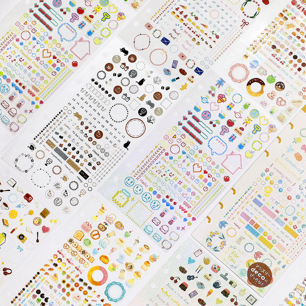 BGM Seat Seal in A Bite of Sweets — BGM decorative sticker — for journaling, planners and scrapbooking, at Cityluxe Singapore