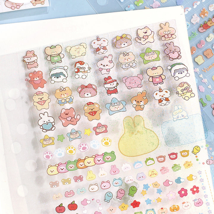 BGM Seat Seal in Animal Palette — BGM decorative sticker — for journaling, planners and scrapbooking, at Cityluxe Singapore