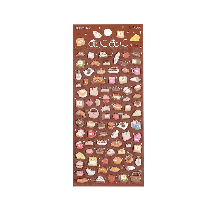 BGM Seat Seal in Mini Breads — BGM decorative sticker — for journaling, planners and scrapbooking, at Cityluxe Singapore