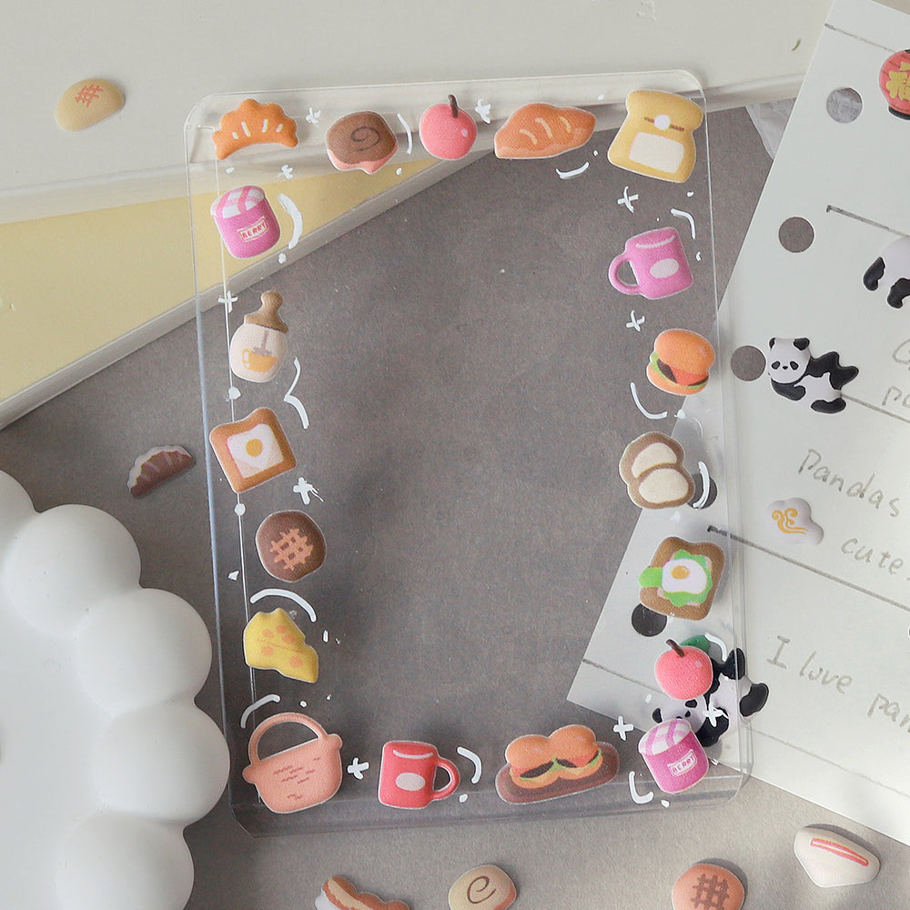 BGM Seat Seal in Mini Breads — BGM decorative sticker — for journaling, planners and scrapbooking, at Cityluxe Singapore